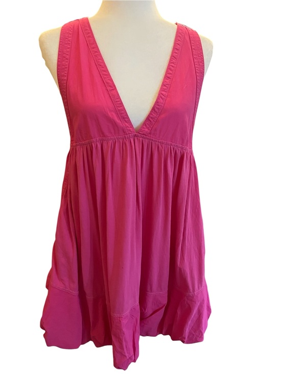 Anthropologie Dresses & Skirts - NWT Daily Practice by Anthropologie Bubble Mini Dress Hot Pink Size Medium